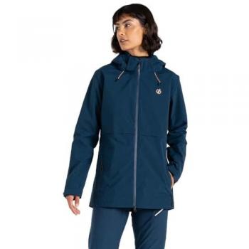 Dare 2b Women's Breathable Waterproof Jacket - Switch Up II in Moonlight Denim, Size 8