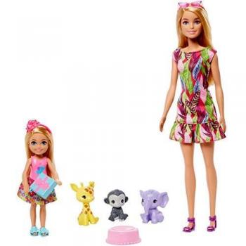 Barbie and Chelsea The Lost Birthday Playset with 2 Dolls, 3 Pets & Accessories, Gift for 3 to 7 Year Olds - GTM82