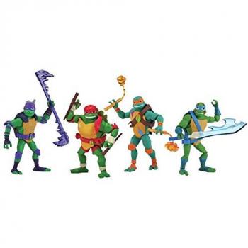 Teenage Mutant Ninja Turtles TU201000 The Rise of The Teenage Mutant Ninja 4 Pack of Brothers