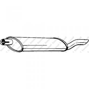 Silenciador trasero BOSAL 141-003 para DAEWOO Nexia