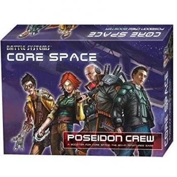 Battle Systems BSGCSE006 Core Space - Poseidon Crew - Sci Fi Miniature Game - Multi Level Tabletop War Game Board - Wargaming 40K Universe