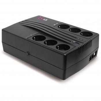L-Link | Sistema de Alimentacion Ininterrumpida para Pc | Sai 900VA Interactive con 6 Shucklos L-Link LL-900-G6
