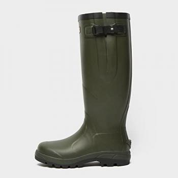 Hunter Unisex Balmoral Classic Side Adjustable Tall Boot - Dark Olive - UK9 EU43 US10