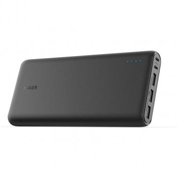 Anker Power Bank, PowerCore 26800mAh Portable Charger with Dual Input Port and Double-Speed Recharging, 3 USB Ports External Battery for iPhone, iPad, Galaxy, Android and Other Smart Devices