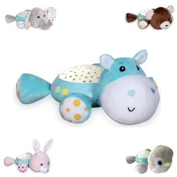 Proyector de Luz Nocturna Lorelli Estrella de Peluche con Música y Sonidos Naturales en Azul