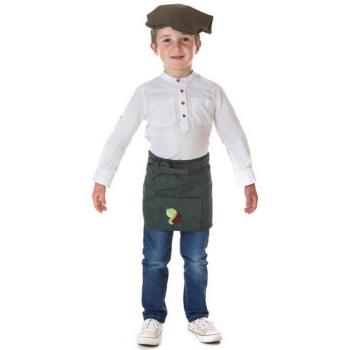 Kit o Disfraz de Castañero Otoño Verde para niño