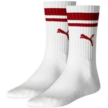 Puma Crew Heritage Stripe 2P, Calcetines unisex, Multicolore, 35-38