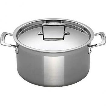 Le Creuset Cacerola alta de acero inoxidable 3-Ply 20 cm