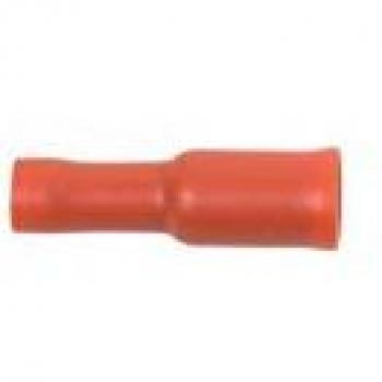 Conector de cable HELLA 8KW 045 145-003 - Rojo - Para cables de 0.5mm² a 1.0mm² - Manicotto redondo - Ø: 4mm - Cantidad