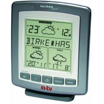 Technoline Wd 9565 N-Tv  - Estación Meteorológica, color Plata - gris