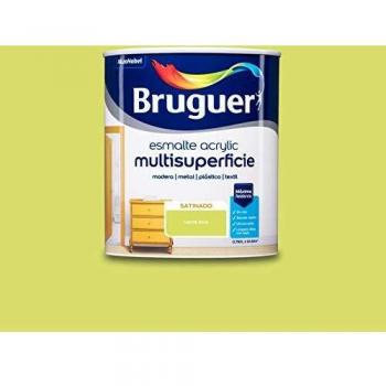 Bruguer Acrylic Multisuperficie Esmalte al agua Satinado Verde Lima 750 ml