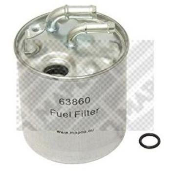 Filtro de Combustible MAPCO 63860 para MERCEDES-BENZ, compatible con modelos C-Klasse (W204), A-Klasse (W169), B-Klasse (W245) y M-Klasse (W164)