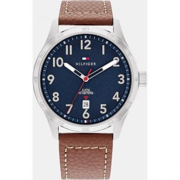 Reloj Tommy Hilfiger Forrest Hombre Marrón, Plateado y Azul Analógico 1710559