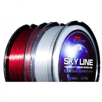 Línea de pesca monofilamento Cinnetic Sky 2000 M Rojo 0,22 mm