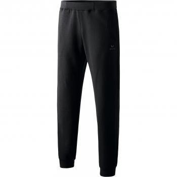 Erima Children's Sweatpants with Cuffs - Unisex - Black