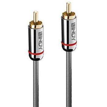 Cable de audio digital coaxial RCA 3.5mm Cromo 5m con conectores dorados