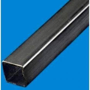Tubo cuadrado de acero negro 70x70 mm, largo 3 metros, grosor 4 mm