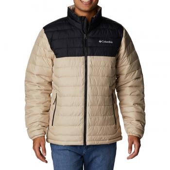 Chaqueta Columbia Powder Lite Beige Negro - S, tipo de producto: chaqueta, características: ligera, aislante, resistente al agua, diseño compacto, color beige y negro