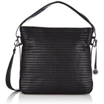 ara Valerie - Bolso de mano de material sintético mujer, color negro, talla 34x32x10 cm