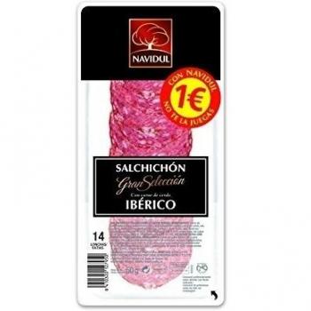 Navidul - Salchichon Gran selección Lonchas, 50 g, 14 lonchas
