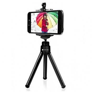 Trípode Portátil Universal para Smartphone y Cámaras con Función Selfie Techly I-TRIPOD-UN