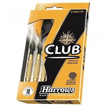 Harrows Club Dardos de latón, Unisex, Dorado, 28 G