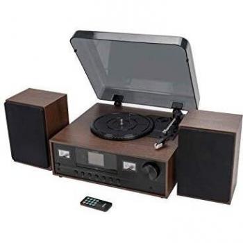 Denver MRD-52 Darkwood Microcadena con Reproductor de CD, Radio DAB+ y FM - Color Madera Oscura