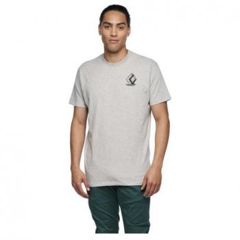 Camiseta Manga Corta Boulder Black Diamond Gris Claro - Talla L