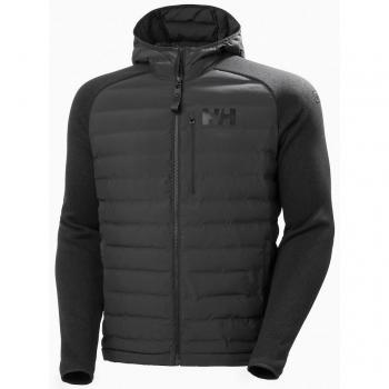 Helly Hansen Arctic Ocean Hybrid Insulator Jacket - Black, Men's Puffer Coat, Size XXL