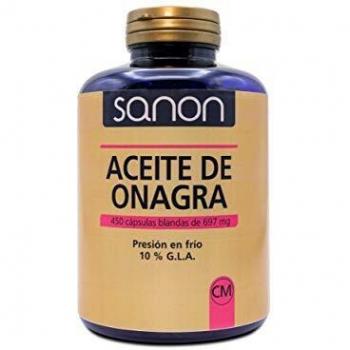 SANON Aceite de Onagra 450 cápsulas de 721 mg