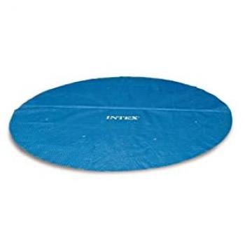 Cubierta de burbujas Intex para piscina Ø 4,57 m - Lona protectora azul 60 x 40 cm