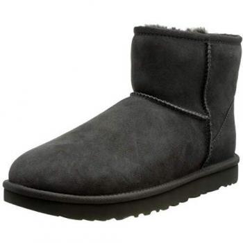 UGG Classic Mini Ii Grey, Women's Ankle boots Winter Boot, Grey, 7 UK