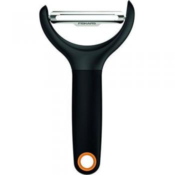 Fiskars Pelador, Longitud total: 15 cm, Acero/Plástico, Functional Form, Negro, 1016122