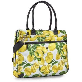 Stella Lemon 16 Laptop Bag - Padded Interior, 3 External Pockets, Hand and Shoulder Straps, Water-Resistant Design