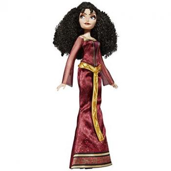 Muñeca Disney Madre Gothel Villanas 28 cm, incluye traje desmontable, accesorios y es un juguete villano para niños a partir de 5 años