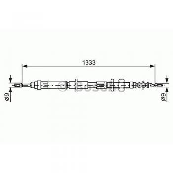 Cable de Freno de Mano Bosch 1987477440 - Alta Calidad y Durabilidad