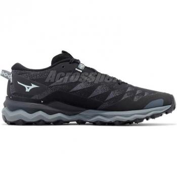 Mizuno Zapatillas de trail running para hombre Wave Daichi 7 GTX en color negro con tecnología Gore-Tex