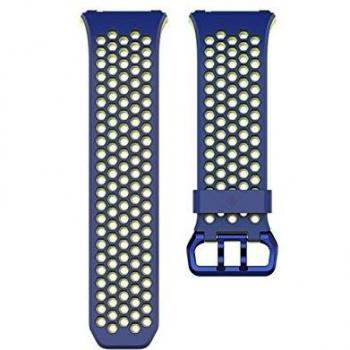 Fitbit Unisex Ionic Sport Band, Blue, Large