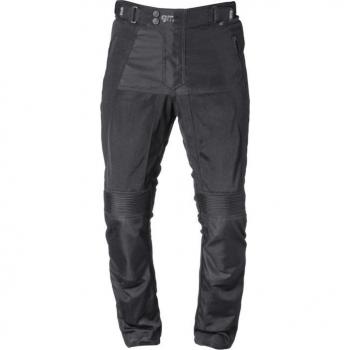 GMS Pantalones de Moto Fiftysix 7 Negros - Pantalones textiles de moto, color negro, talla 3XL