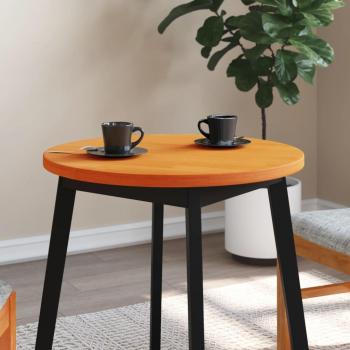 Tablero de mesa redondo de madera maciza de pino marrón Ø 60x2,5 cm