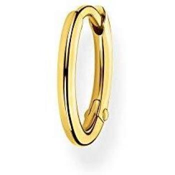 Pendiente Aro Individual Thomas Sabo Classic Dorado en Plata 925 CR661-413-39