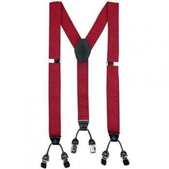 Banned Rockabilly Braces Tirantes Rojo