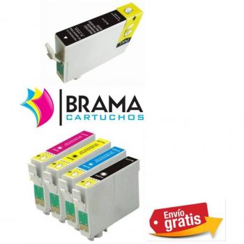 Bramacartuchos - 5 X Cartuchos compatibles NON OEM para Epson