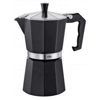 Cilio Classico Black Espresso Maker for 6 Cups