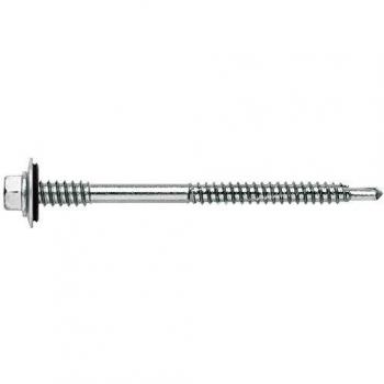 Index PS1655115 - Tornillo punta broca para panel sandwich n 3 bicromatado con arandela P-16 5,5/6,3 x 115