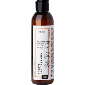 Beauté Mediterranea Tónico Facial Balancing con Aceite Esencial de Árbol de Té e Hidratante con Cúrcuma y Agua Termal 200 ml