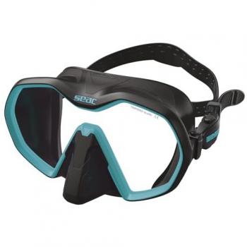 Máscara de Buceo Seac Icona Tiffany, monocristal sin marco, 100% Made in Italy