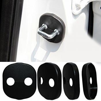 muchkey Cerradura para puerta de coche cubierta protectora Lock Cover Resistente ajuste para Kia parcial Modelo 4pcs 1 Set = 4 piezas