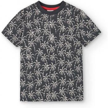 Camiseta punto estampada de niño Boboli 518116 GRIS