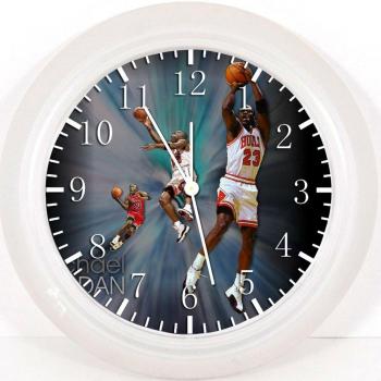 Reloj de pared Michael Jordan 10 será bonito regalo y decoración de la habitación Pared Z76